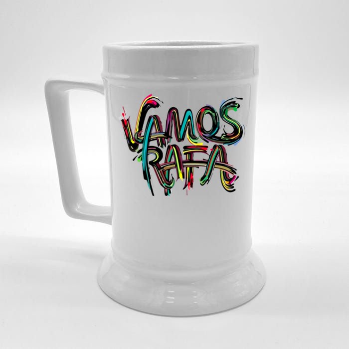 Vamos Rafa Rafael Nadal Tennis Lover Beer Stein