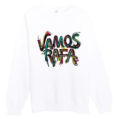 Vamos Rafa Rafael Nadal Tennis Lover Premium Crewneck Sweatshirt