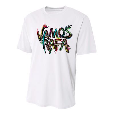 Vamos Rafa Rafael Nadal Tennis Lover Performance Sprint T-Shirt