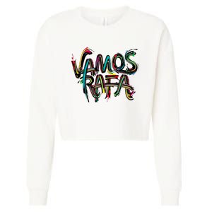 Vamos Rafa Rafael Nadal Tennis Lover Cropped Pullover Crew