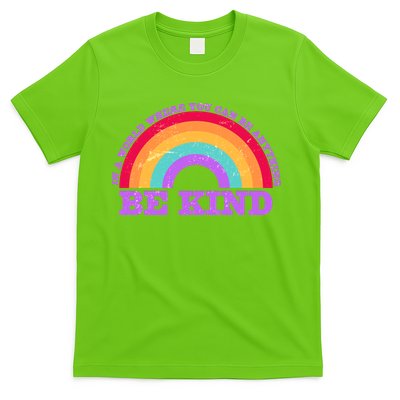 Vintage Retro Rainbow Be Kind T-Shirt