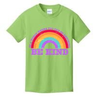 Vintage Retro Rainbow Be Kind Kids T-Shirt