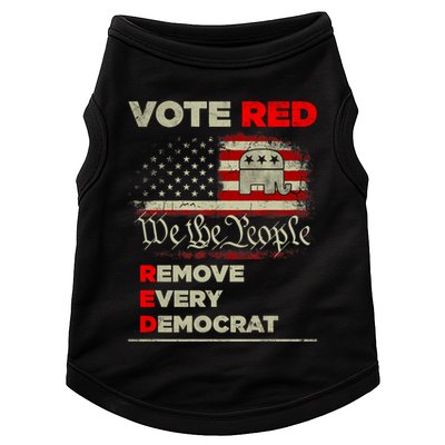 Vote Red Remove Every Democrat Red Wave Republican GOP Doggie Tank