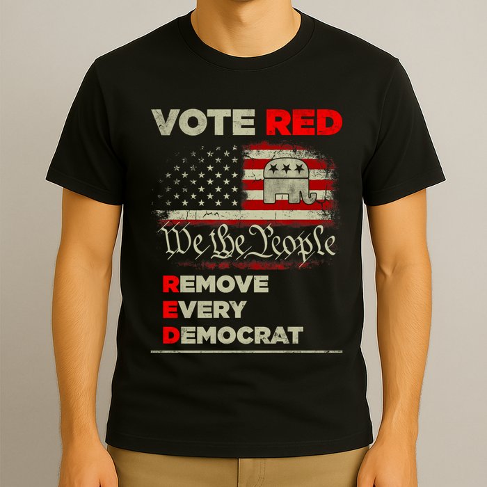 Vote Red Remove Every Democrat Red Wave Republican GOP T-Shirt