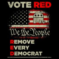 Vote Red Remove Every Democrat Red Wave Republican GOP 16 in Basic Backpack