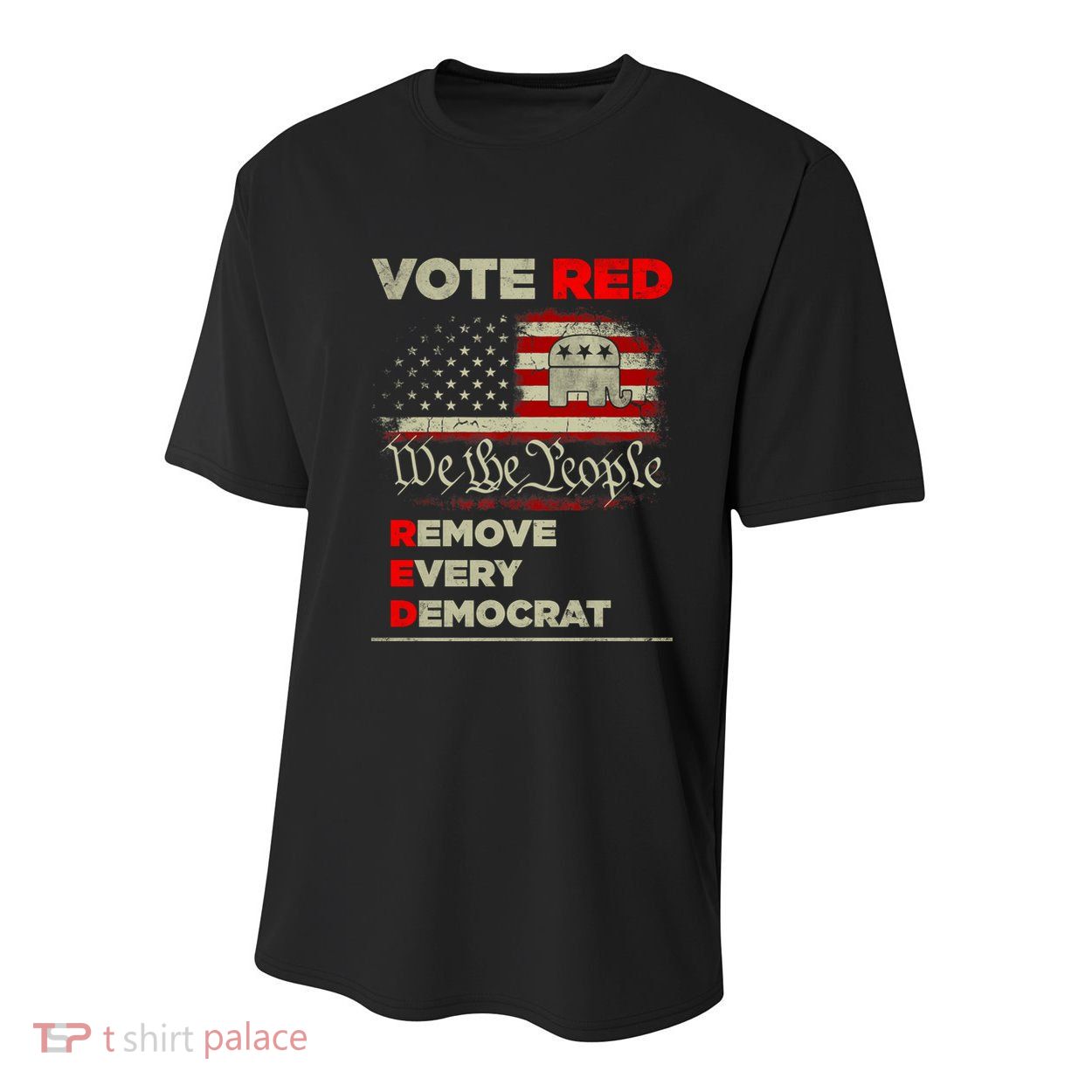 Vote Red Remove Every Democrat Red Wave Republican GOP Youth Performance Sprint T-Shirt