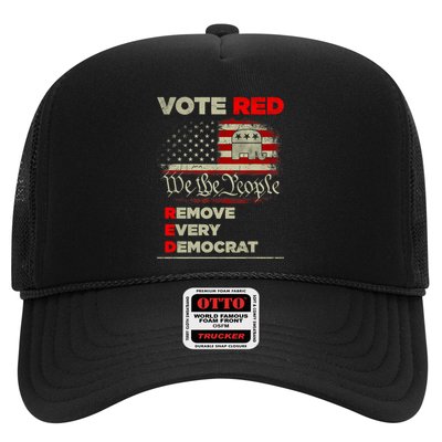 Vote Red Remove Every Democrat Red Wave Republican GOP Trucker Hat