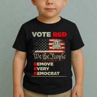 Vote Red Remove Every Democrat Red Wave Republican GOP Toddler T-Shirt