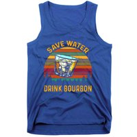 Vintage Retro Save Water Bourbon Gift Tank Top