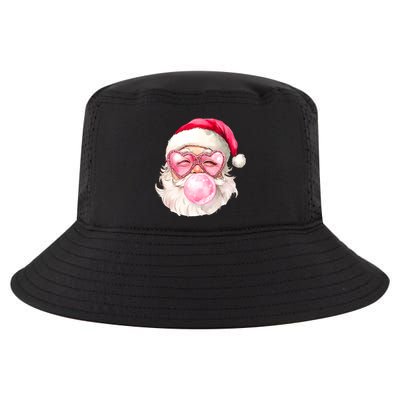 Vintage Retro Santa Christmas Bubble Gum Cool Comfort Performance Bucket Hat
