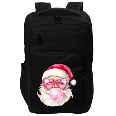 Vintage Retro Santa Christmas Bubble Gum Impact Tech Backpack