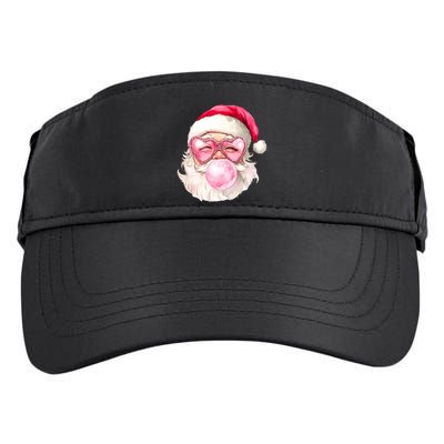 Vintage Retro Santa Christmas Bubble Gum Adult Drive Performance Visor