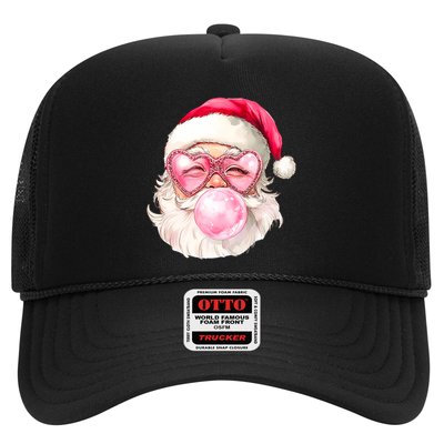 Vintage Retro Santa Christmas Bubble Gum Trucker Hat