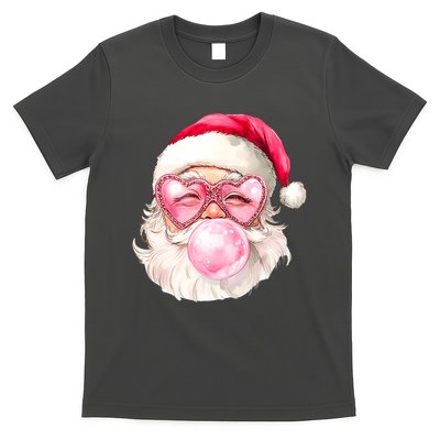 Vintage Retro Santa Christmas Bubble Gum T-Shirt