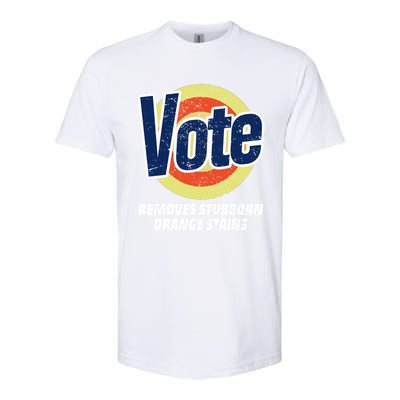 Vote Removes Stubborn Orange Stains Kamala Harris Gift Softstyle CVC T-Shirt