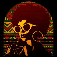 Vintage Retro Stylish Black African American Woman With Afro Mug