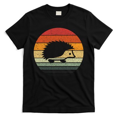 Vintage Retro Sunset Hedgehog T-Shirt
