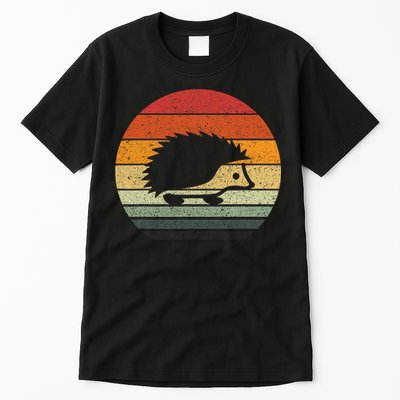 Vintage Retro Sunset Hedgehog Tall T-Shirt