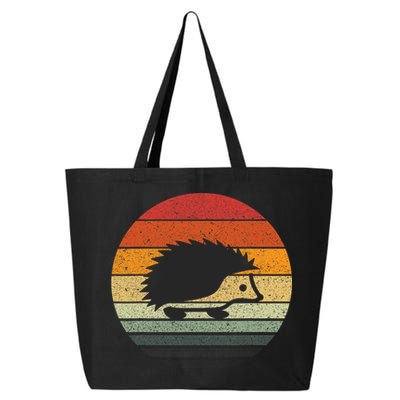 Vintage Retro Sunset Hedgehog 25L Jumbo Tote