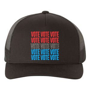 Vote Retro Style Vote 2024 Election Yupoong Adult 5-Panel Trucker Hat