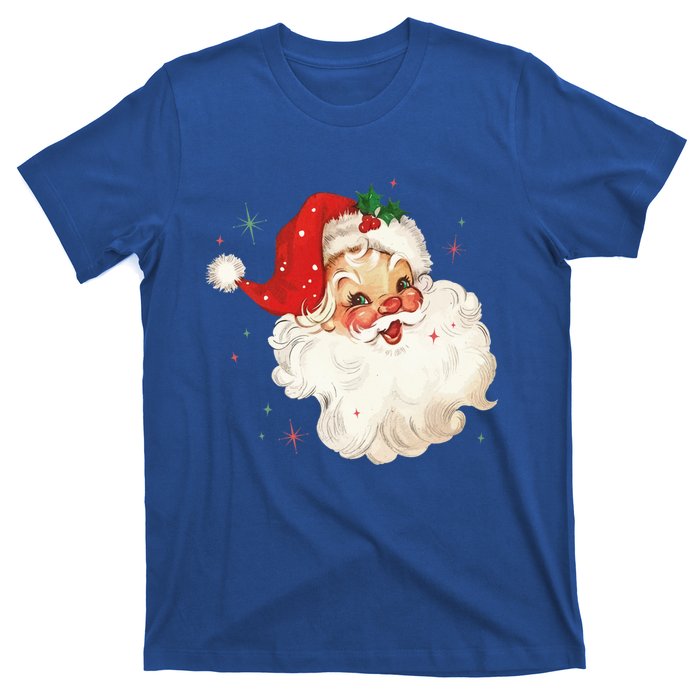 Vintage Retro Santa Christmas Gift T-Shirt