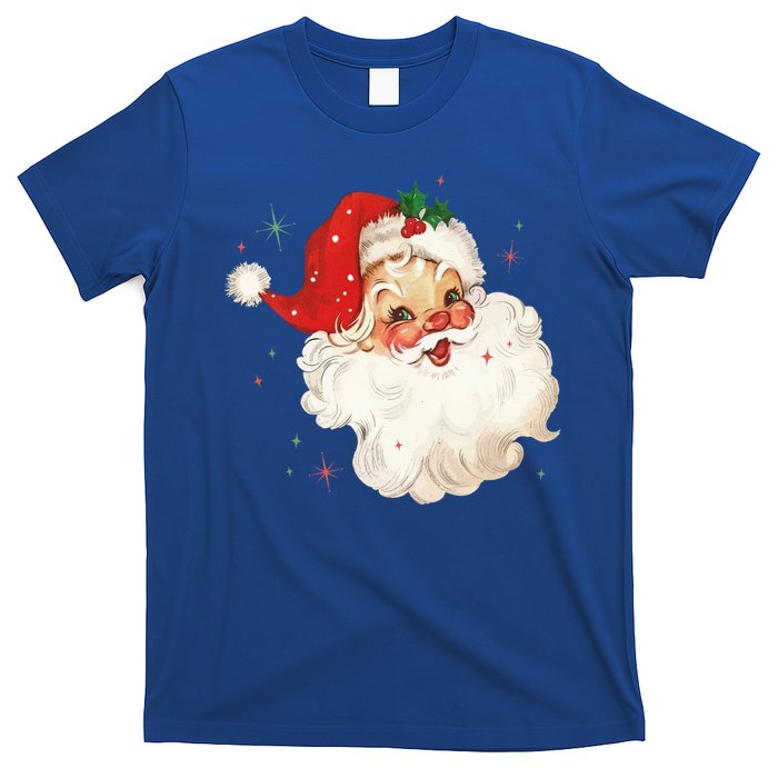 Vintage Retro Santa Christmas Gift T-Shirt