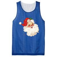 Vintage Retro Santa Christmas Gift Mesh Reversible Basketball Jersey Tank