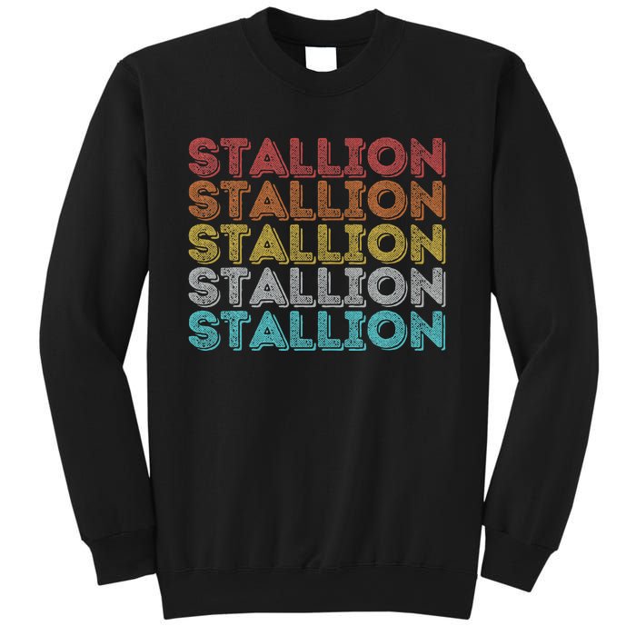 Vintage Retro Stallion Sweatshirt