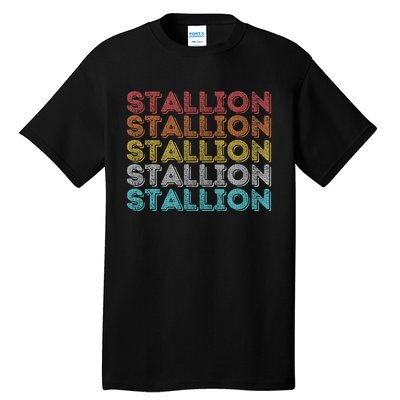 Vintage Retro Stallion Tall T-Shirt