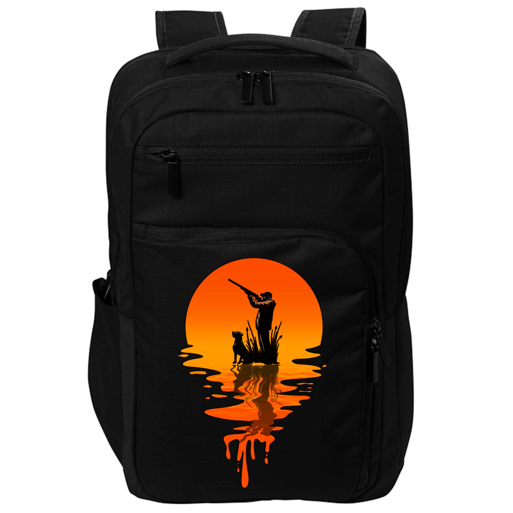 Vintage Retro Style Duck Hunting Gift Impact Tech Backpack