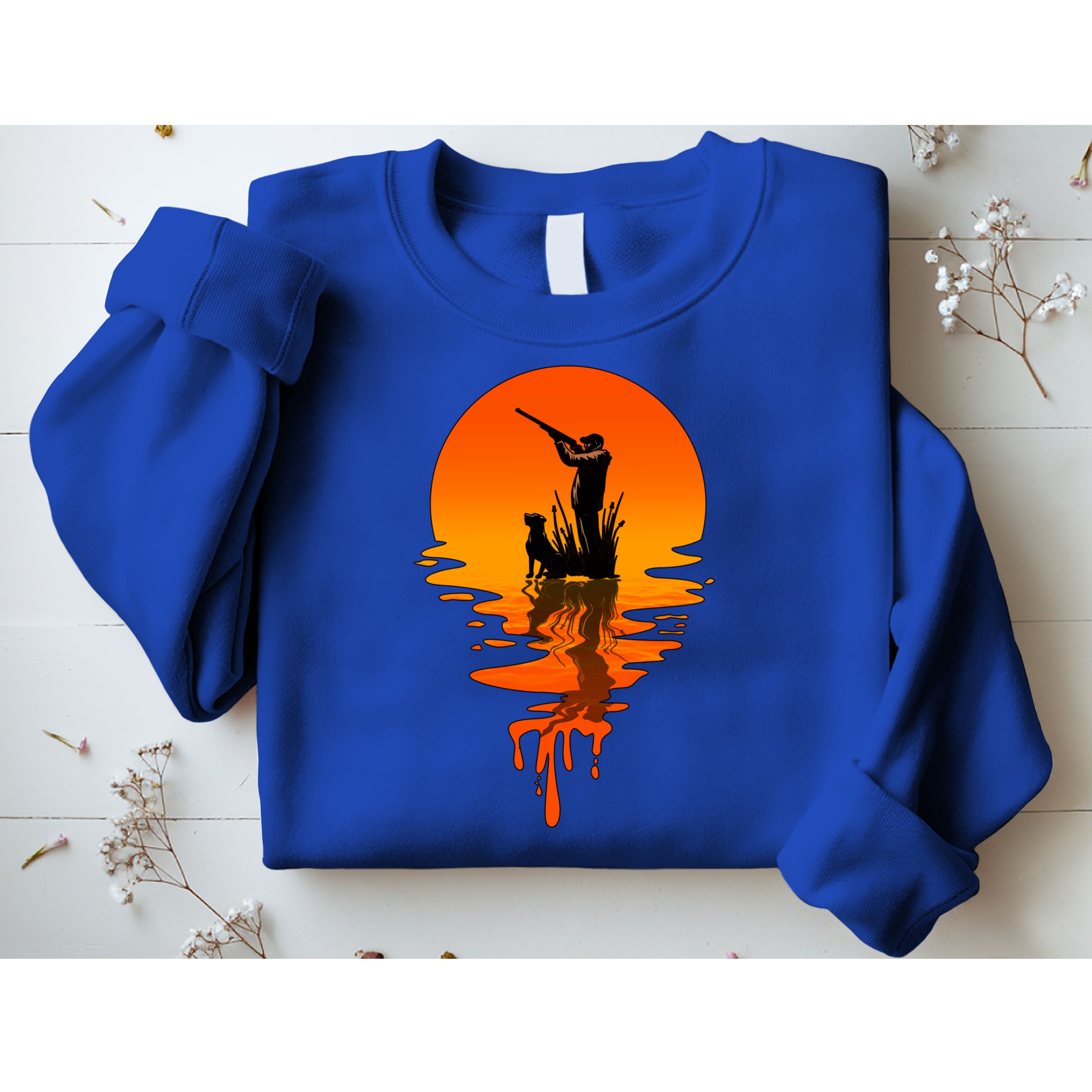 Vintage Retro Style Duck Hunting Gift Sweatshirt