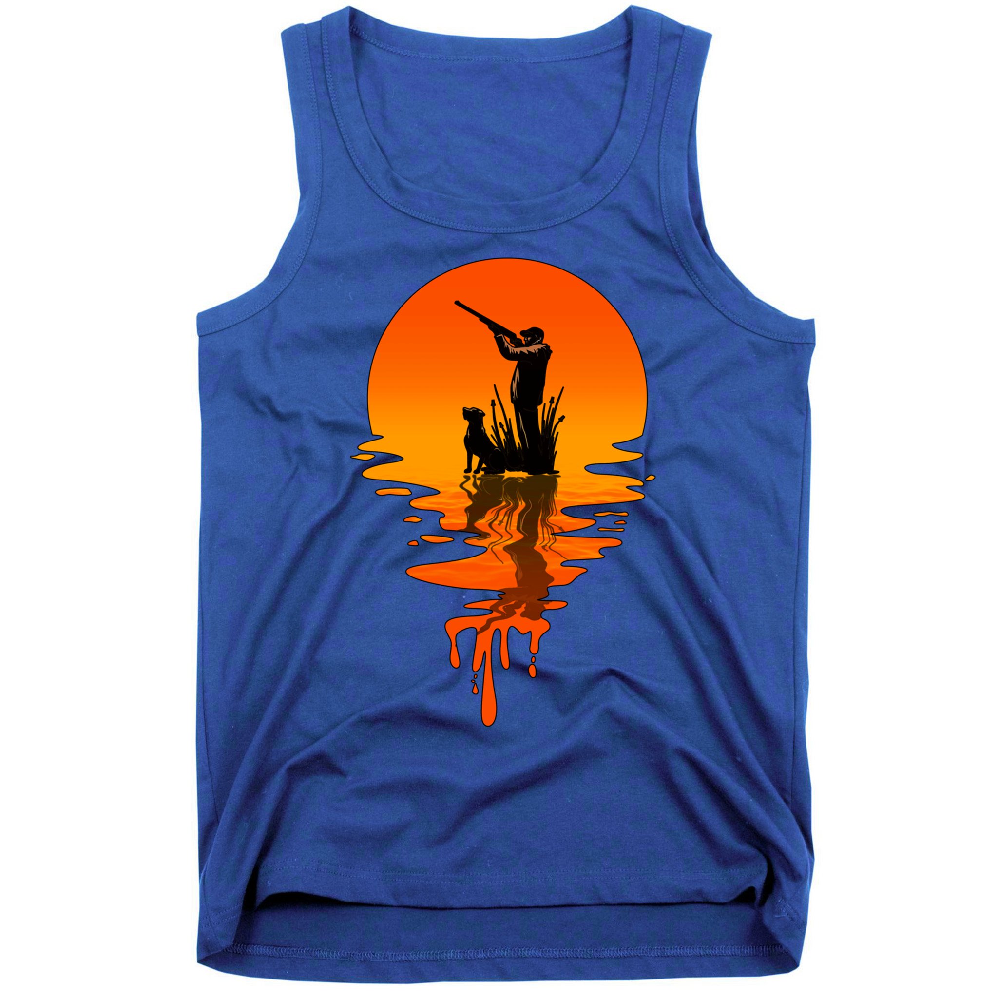 Vintage Retro Style Duck Hunting Gift Tank Top