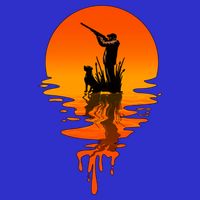 Vintage Retro Style Duck Hunting Gift Womens T-Shirt