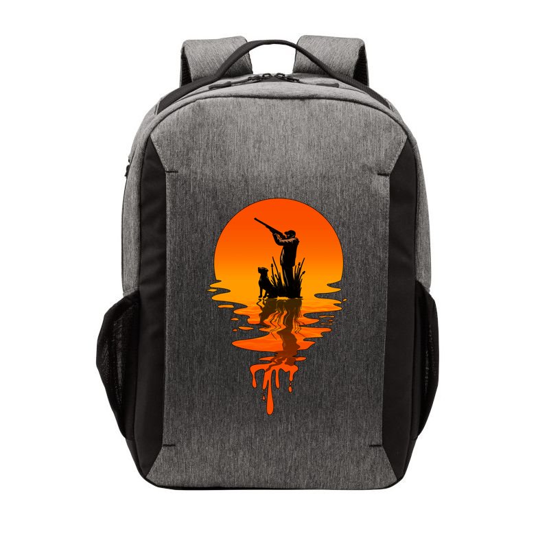Vintage Retro Style Duck Hunting Gift Vector Backpack