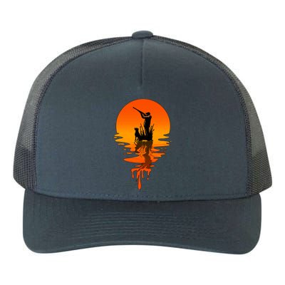 Vintage Retro Style Duck Hunting Gift Yupoong Adult 5-Panel Trucker Hat