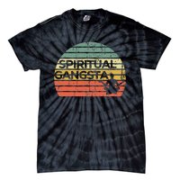 Vintage Retro Sunset Funny Yoga Spiritual Gangsta Tie-Dye T-Shirt