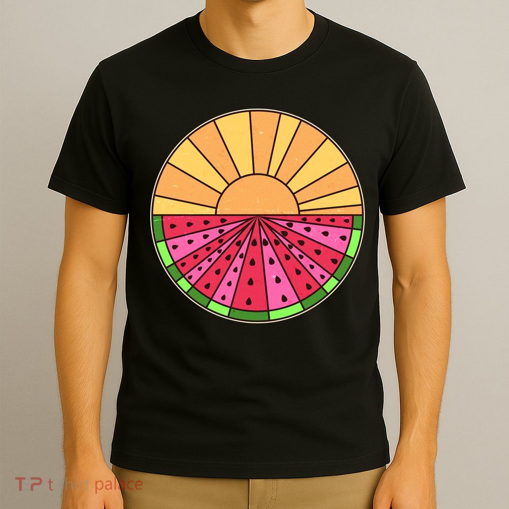 Vintage Retro Summer Sunshine Watermelon T-Shirt