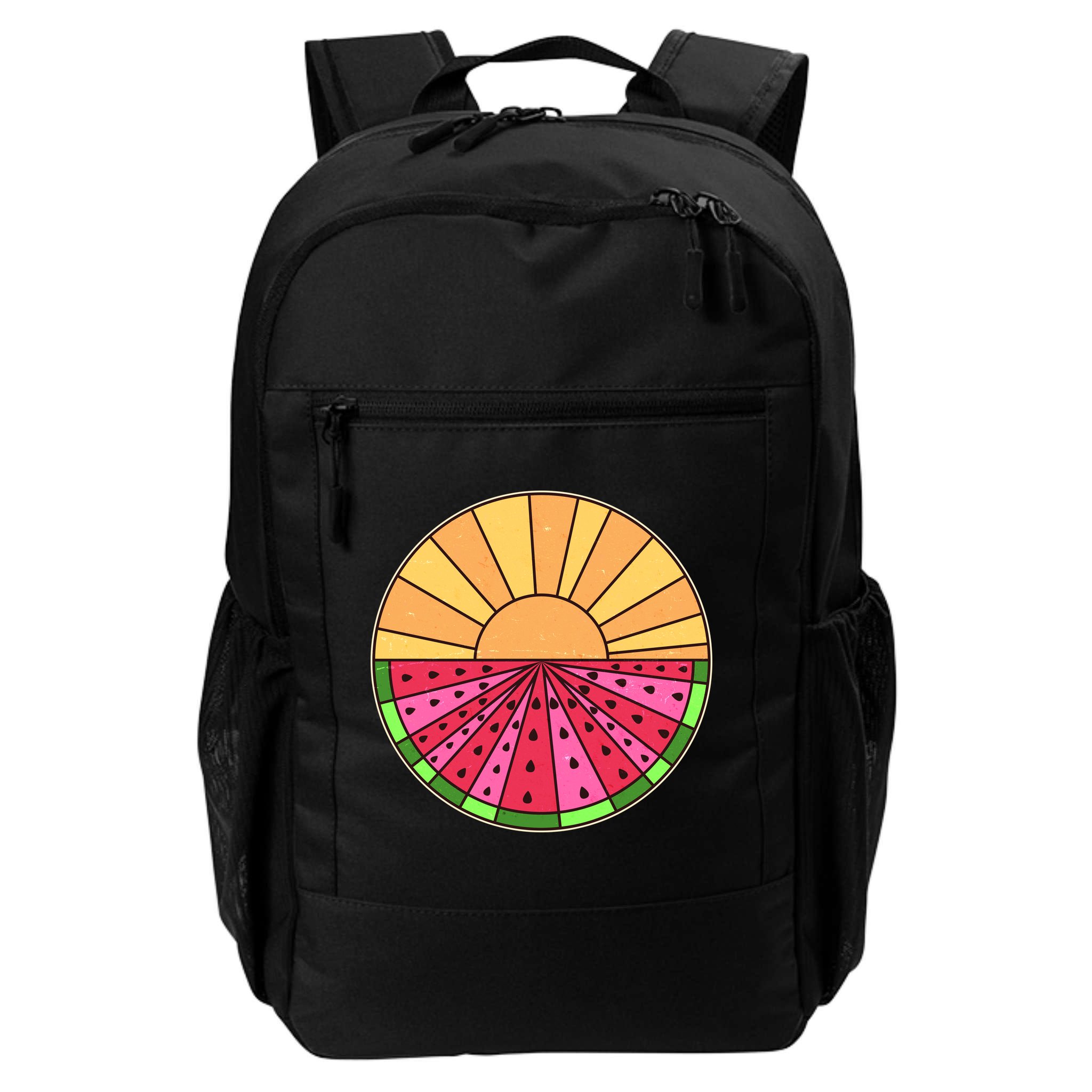 Vintage Retro Summer Sunshine Watermelon Backpack