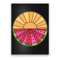 Vintage Retro Summer Sunshine Watermelon Poster