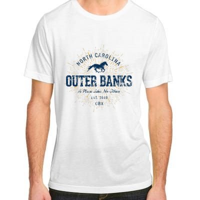 Vintage Retro Style O.U.T.E.R B.A.N.K Adult ChromaSoft Performance T-Shirt