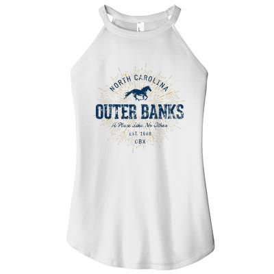 Vintage Retro Style O.U.T.E.R B.A.N.K Women’s Perfect Tri Rocker Tank