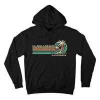 Vintage Retro Summer Vacation California La Jolla Beach Hoodie