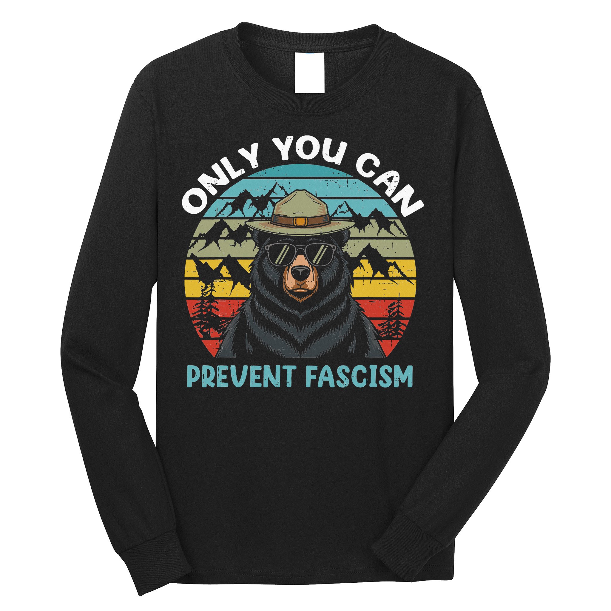 Vintage Resist Only You Can Prevent Fascism Long Sleeve Shirt