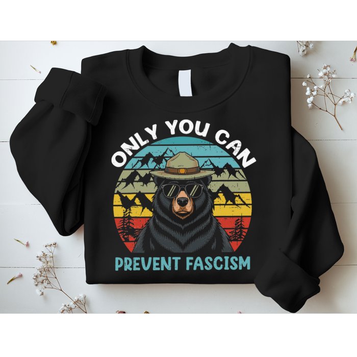 Vintage Resist Only You Can Prevent Fascism Sweatshirt