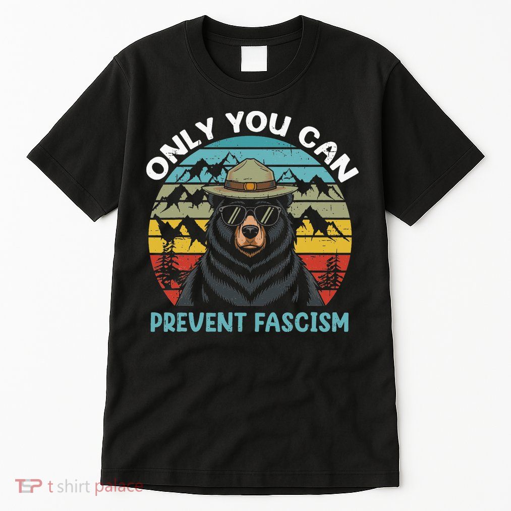 Vintage Resist Only You Can Prevent Fascism Tall T-Shirt