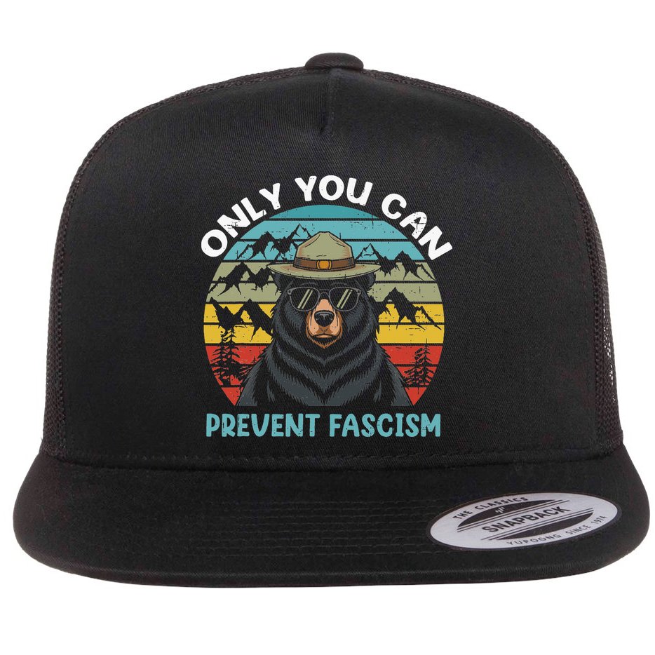 Vintage Resist Only You Can Prevent Fascism Flatbill Hat