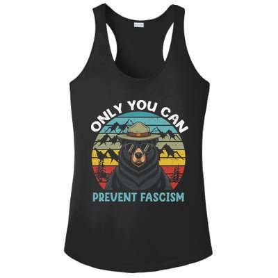 Vintage Resist Only You Can Prevent Fascism Ladies PosiCharge Competitor Racerback Tank