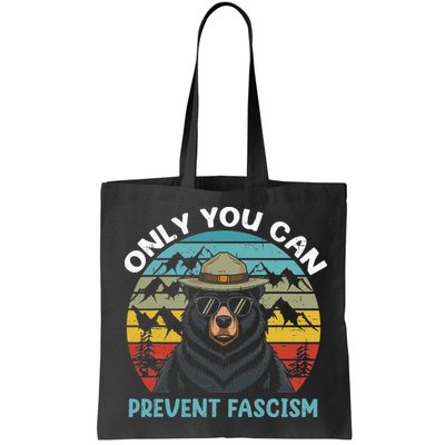 Vintage Resist Only You Can Prevent Fascism Bag