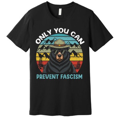 Vintage Resist Only You Can Prevent Fascism Premium T-Shirt