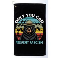 Vintage Resist Only You Can Prevent Fascism Golf Towel